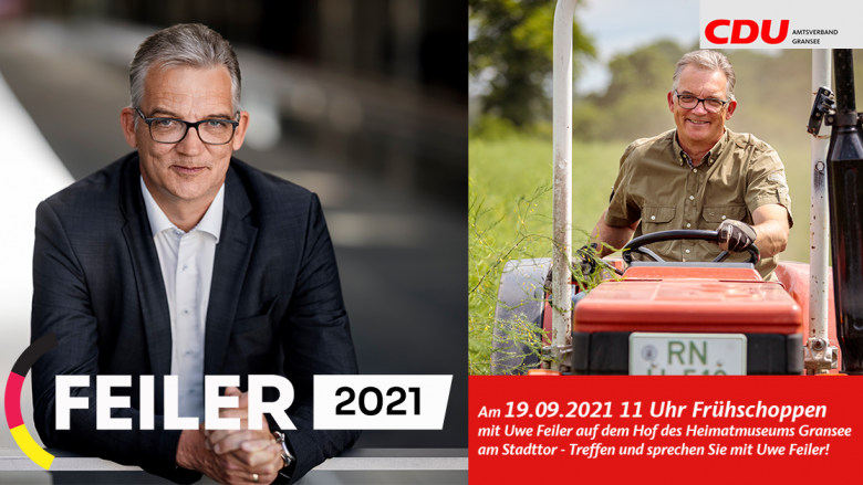 Frühschoppen mit Uwe Feiler am 19.09.2021 Frühschoppen mit Uwe Feiler am 19.09.2021