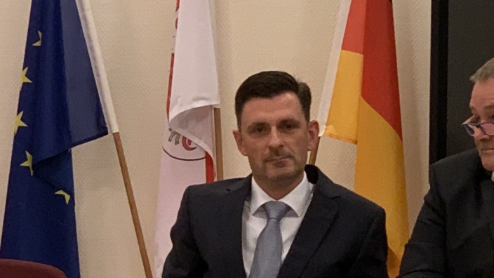 Nico Zehmke im Amtsausschuss
